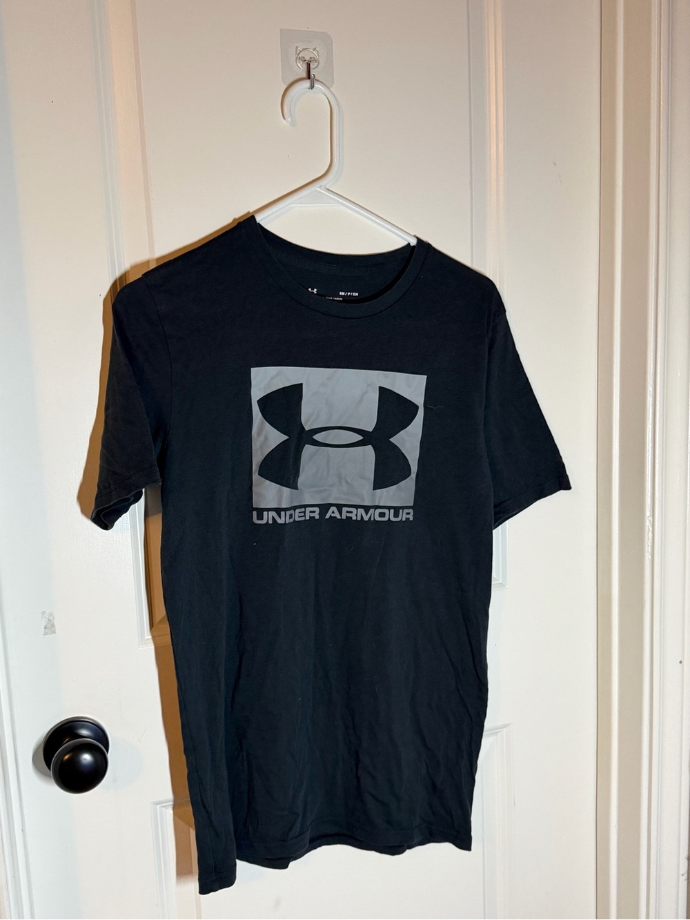 Under Armour Black Short-Sleeve Logo Tee
